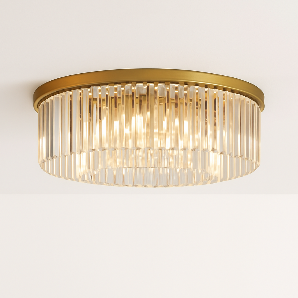 lustre en cristal moderne pour décoration contemporaine de luxe