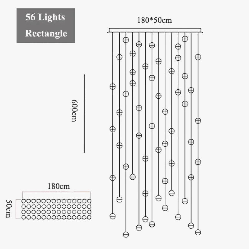 lustre en cristal moderne pour décoration intérieure suspendue