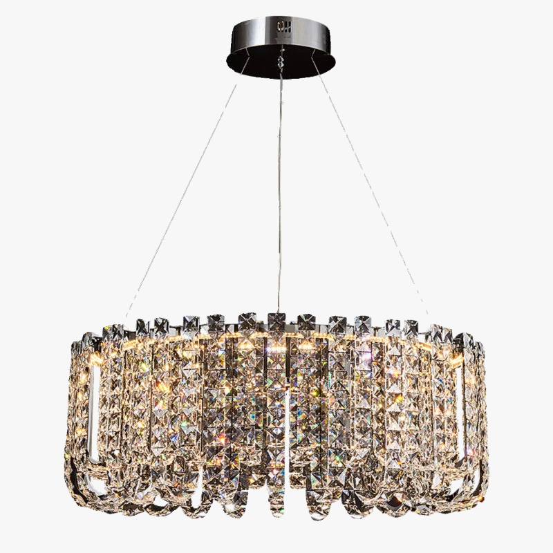 lustre en cristal moderne pour un intérieur élégant et raffiné