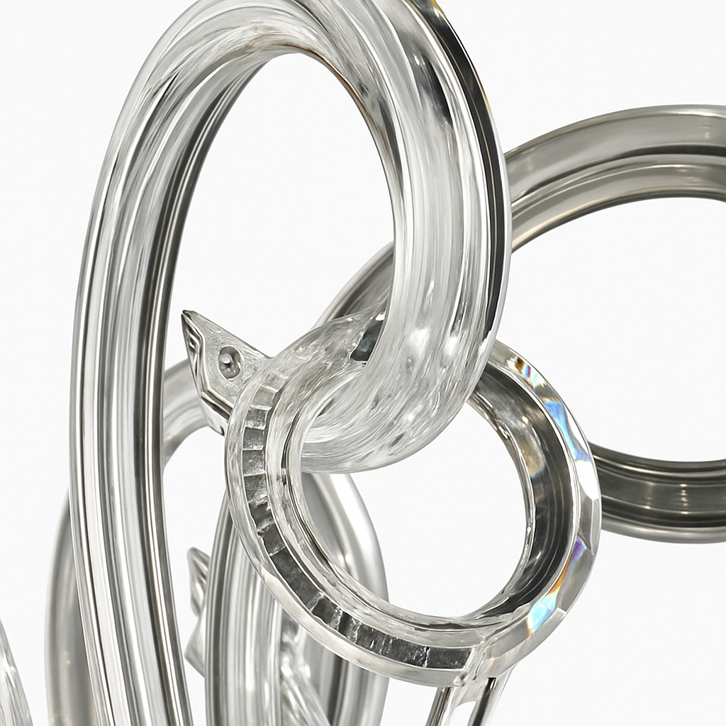 lustre en cristal moderne pour une décoration luxueuse