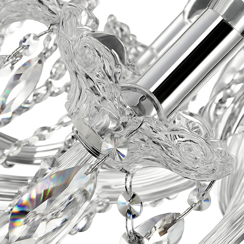 lustre en cristal moderne pour une décoration luxueuse