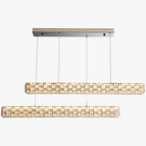 lustre en cristal postmoderne pour bar et salon