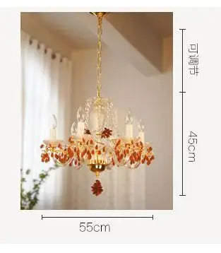 lustre en cristal pour éclairage de jardin et restaurant