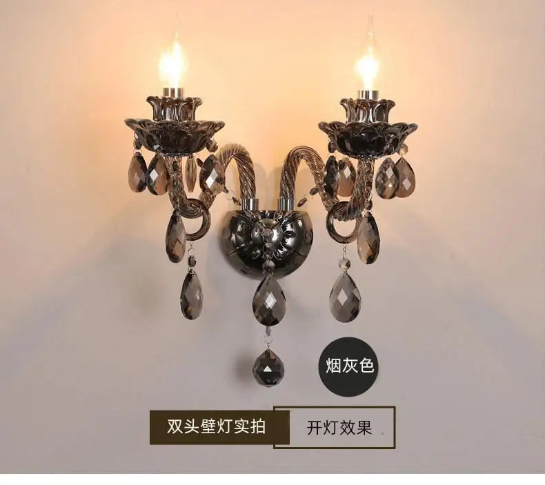 lustre en cristal pour éclairage moderne et élégant