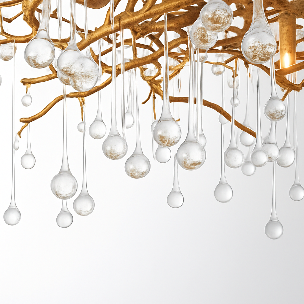 lustre en cristal rétro pour éclairage de luxe