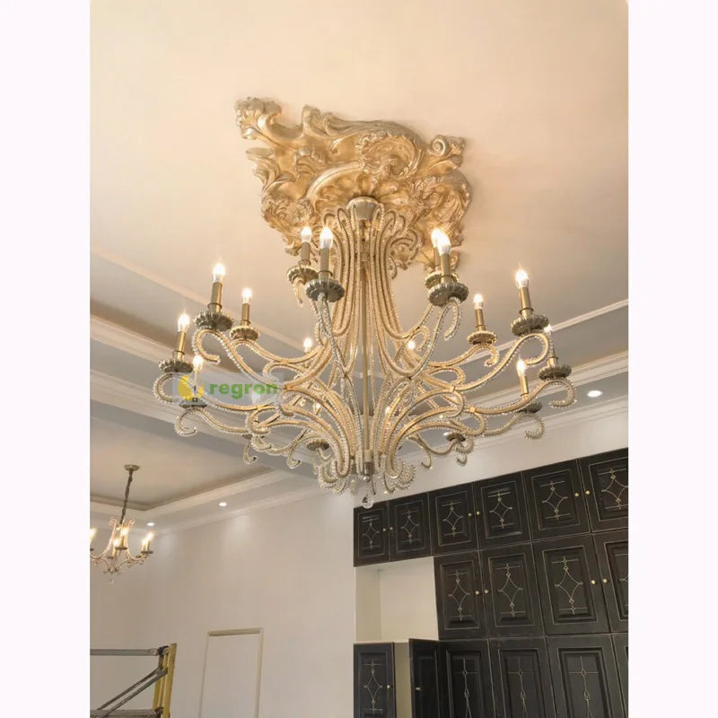 lustre en cristal rétro pour un éclairage tendance intérieur