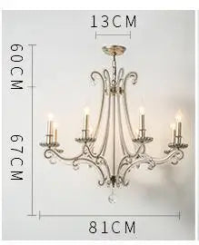 lustre en cristal rétro pour un éclairage tendance intérieur