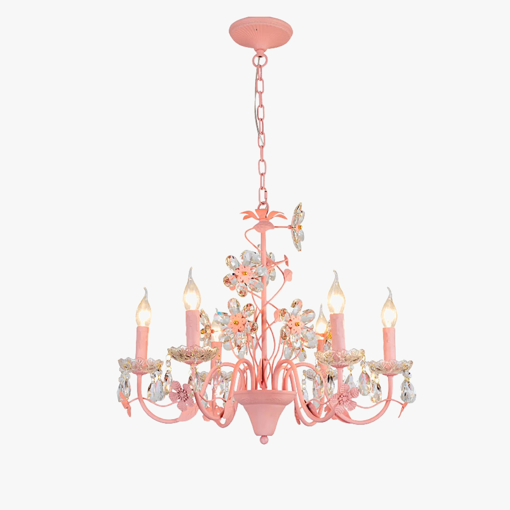 lustre en cristal suspendu pour éclairage intérieur élégant