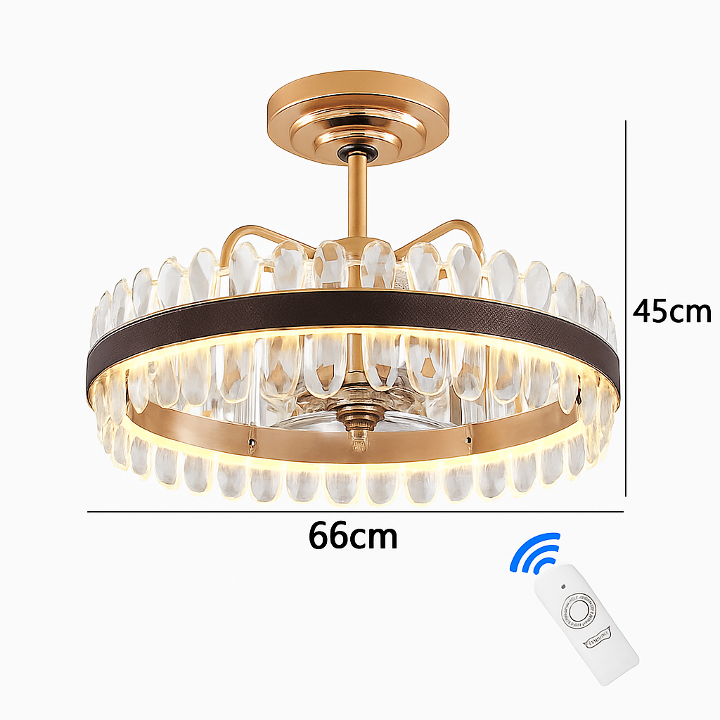 lustre en cuir led cristal luxueux rond suspendu moderne