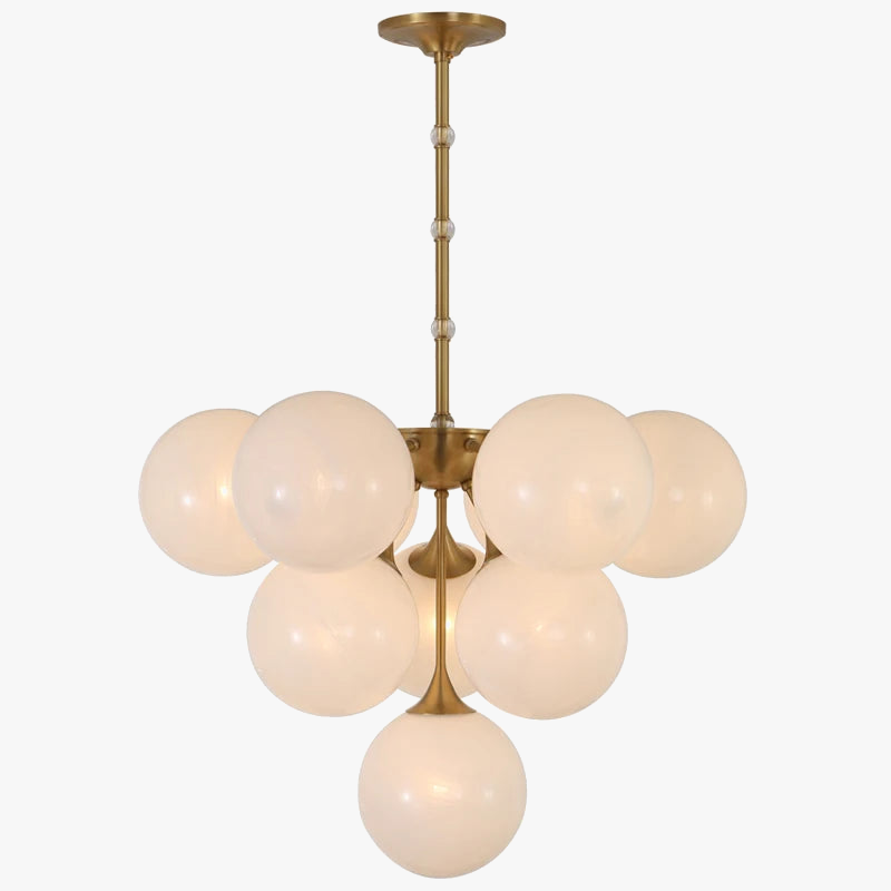 lustre en cuivre design moderne pour un intérieur élégant