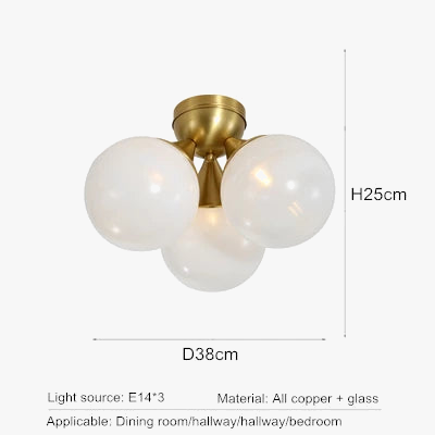 lustre en cuivre design moderne pour un intérieur élégant