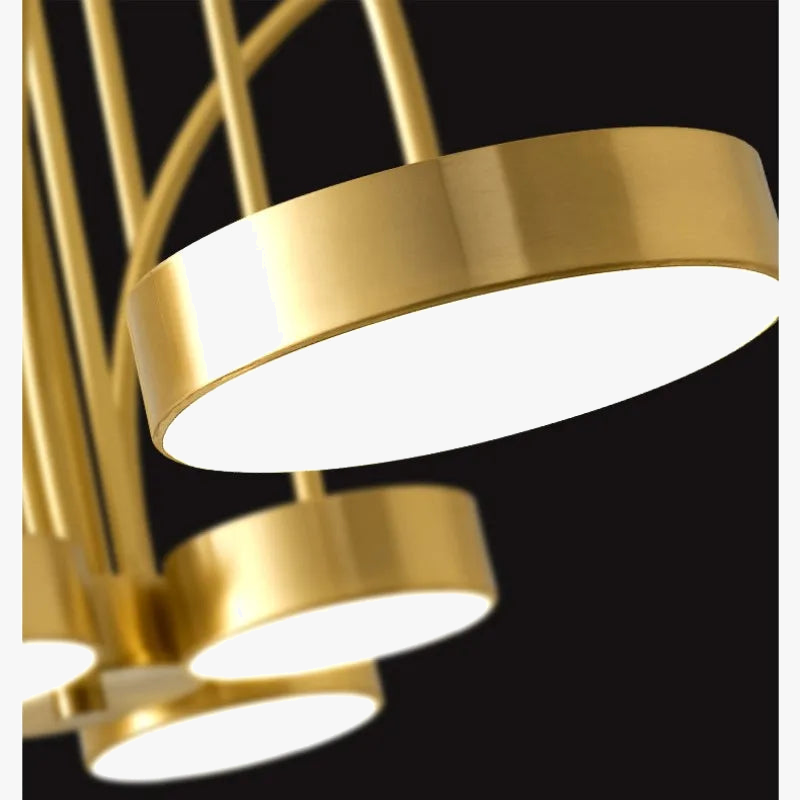 lustre en cuivre moderne style nordique pour ambiance chic