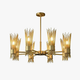 lustre en cuivre plein led décoratif pour maison créatif