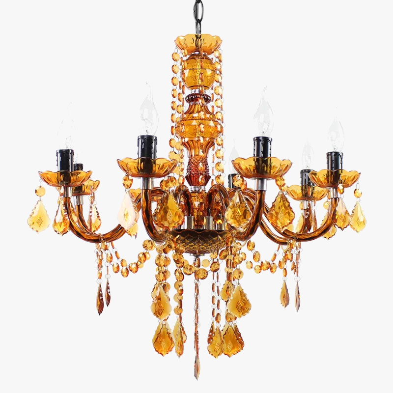 lustre en fer à fleurs colorées pour enfants