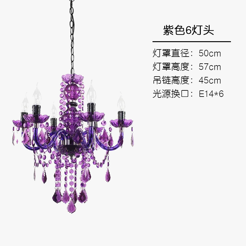 lustre en fer à fleurs colorées pour enfants
