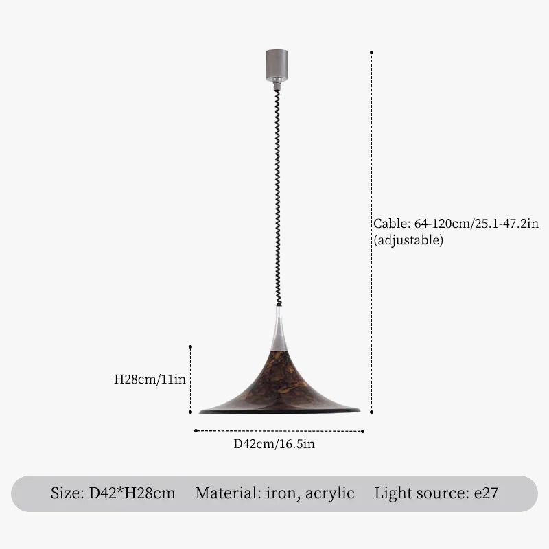 lustre en lave style médiéval pour décoration intérieure moderne