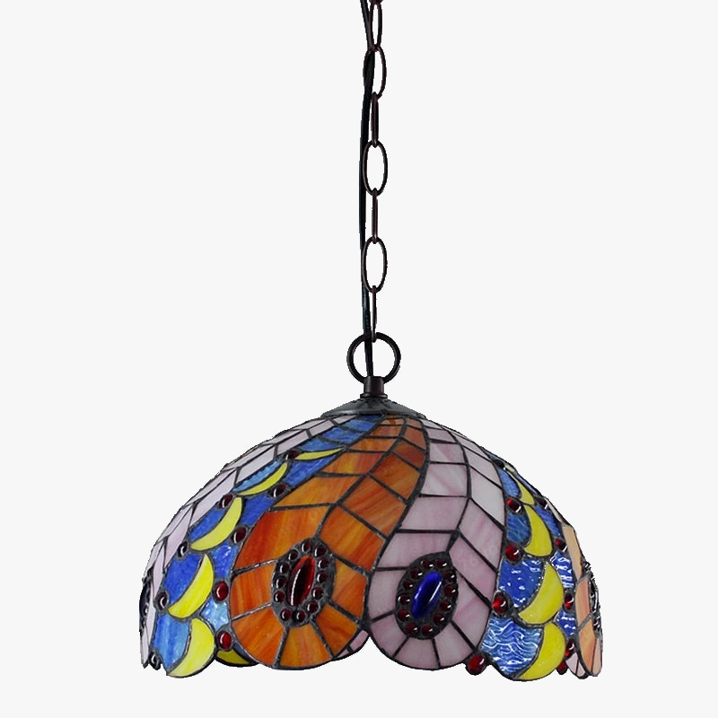 lustre en lucite style tiffany pour intérieur chic