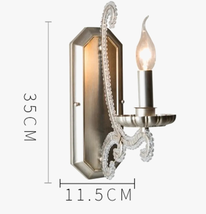 lustre en métal coulé rétro pour éclairage intérieur en fer forgé
