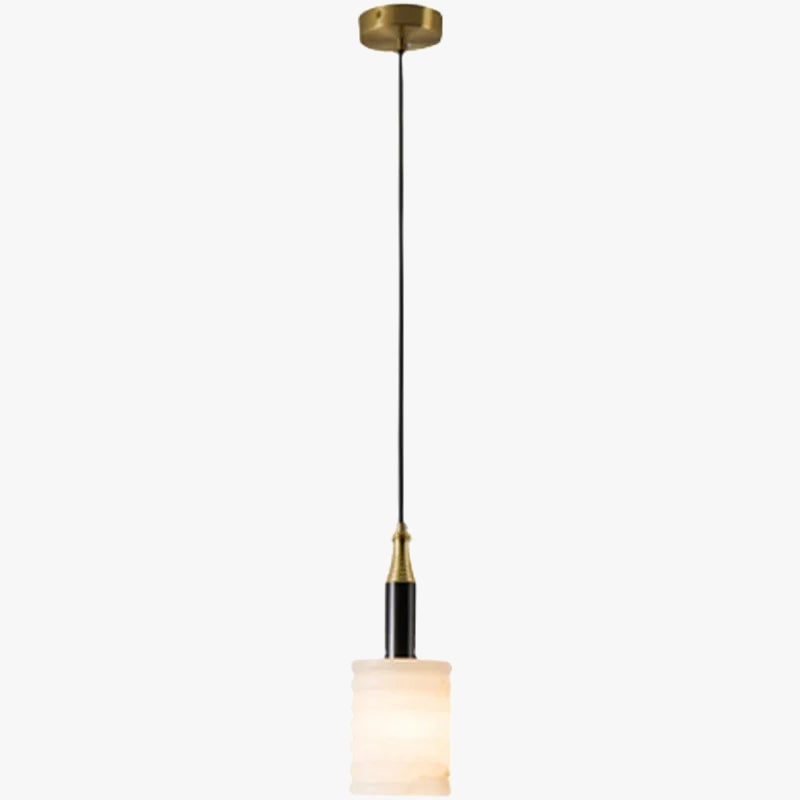 lustre en marbre chinois style minimaliste moderne pour restaurant et bar