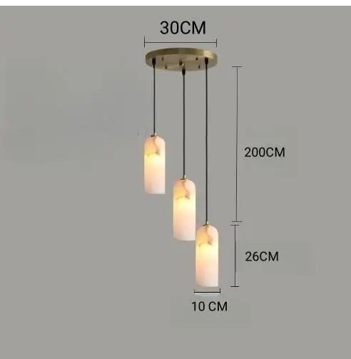 lustre en marbre design moderne pour bar restaurant