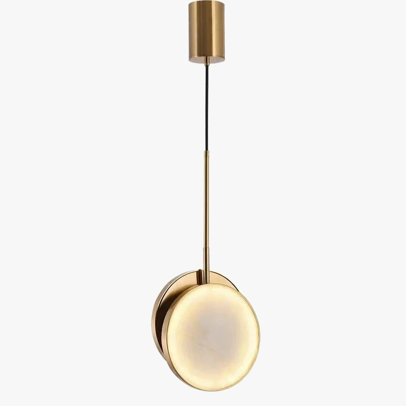 lustre en marbre double face pour décoration intérieure moderne