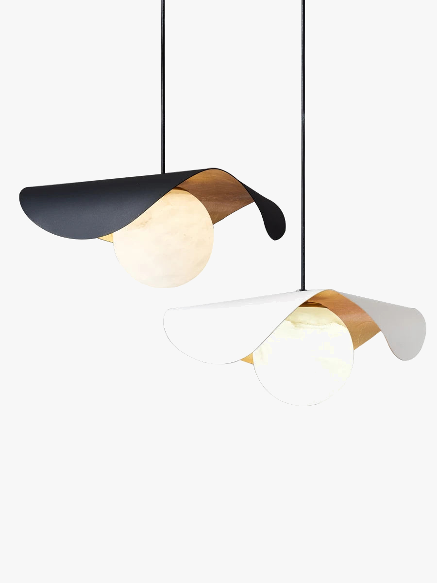 lustre en marbre led postmoderne pour décoration de luxe