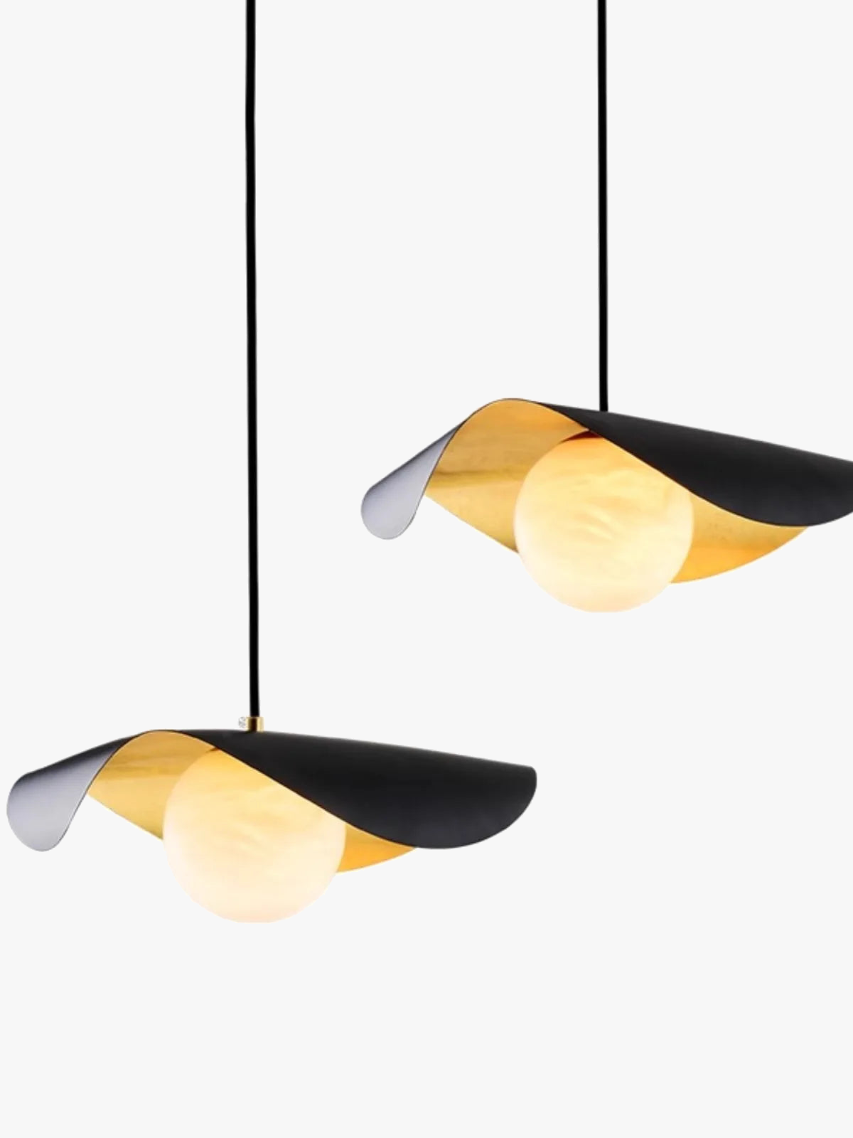lustre en marbre led postmoderne pour décoration de luxe