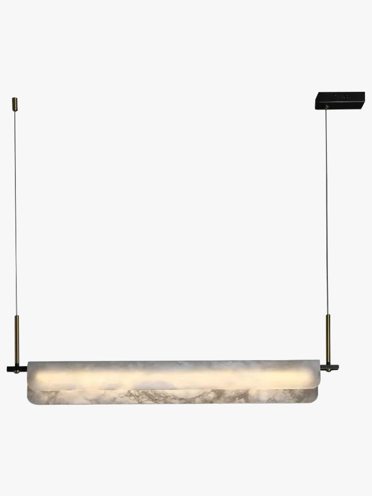 lustre en marbre naturel espagnol et cuivre pour décoration moderne