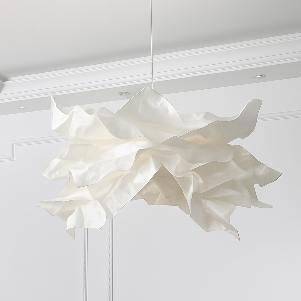 lustre en papier nuage pour décoration intérieure moderne et élégante