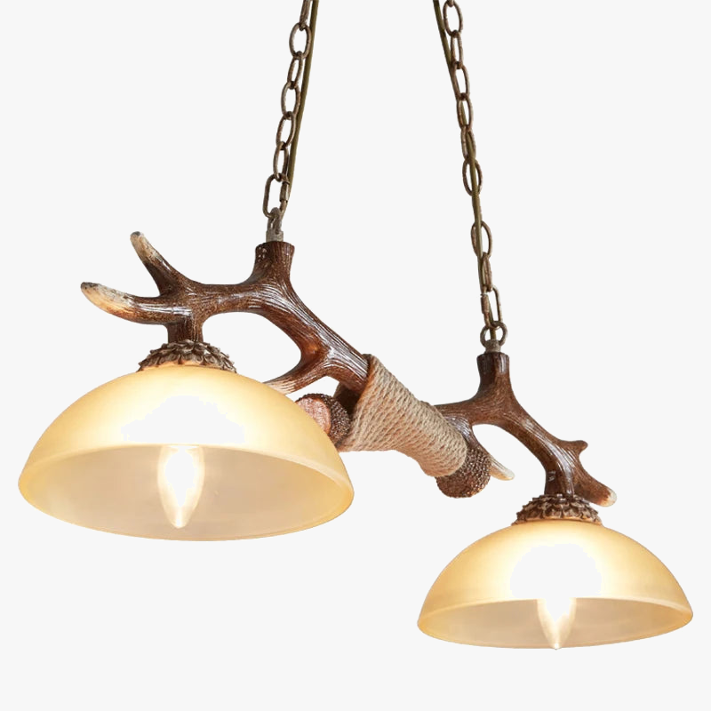 lustre en résine antique style nordique pour espace créatif