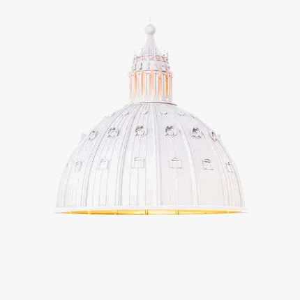 lustre en résine d'italie éclairage église st paul