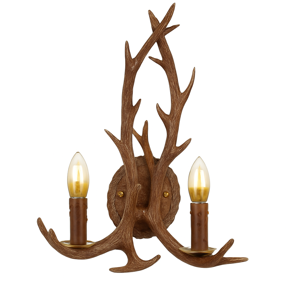 lustre en résine en forme de bois de cerf pour décoration de maison