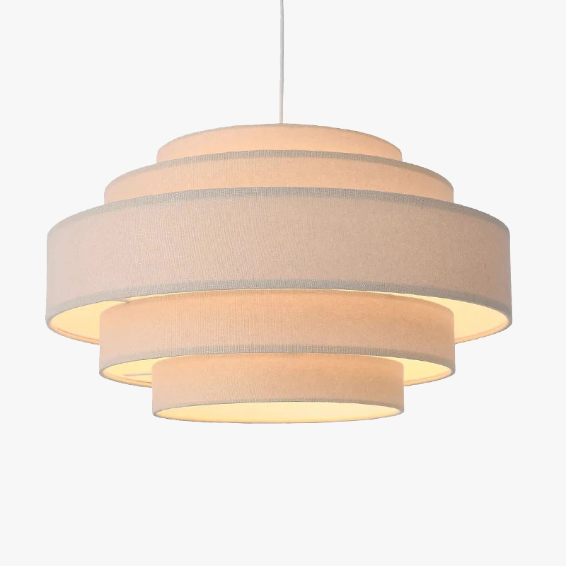lustre en tissu créatif pour un éclairage minimaliste personnalisé