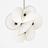 lustre 	 en tissu design éclairage maison fil réglable