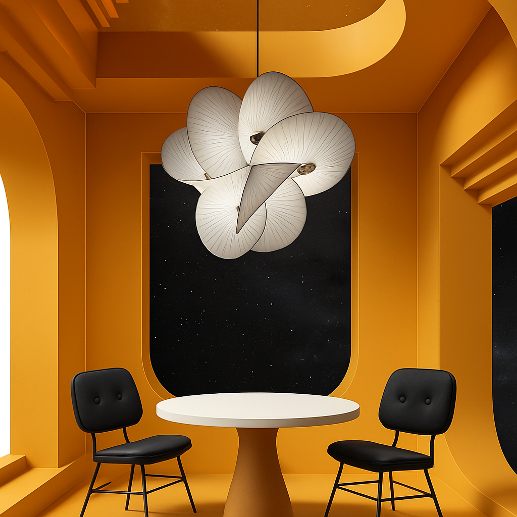 lustre en tissu design pour restaurant bureau et salon