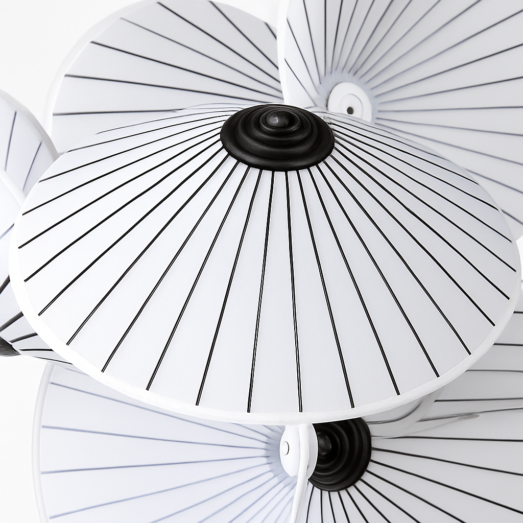 lustre en tissu design pour restaurant bureau et salon