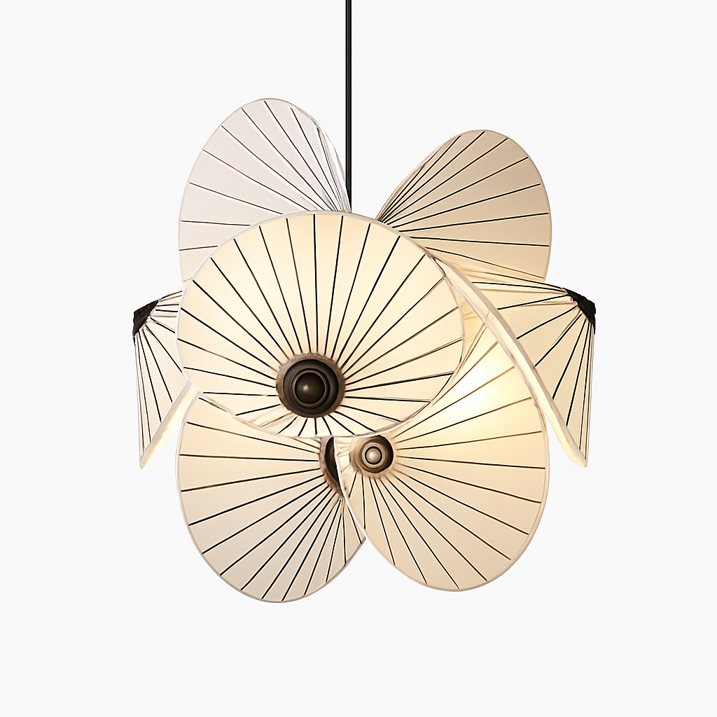 lustre en tissu design pour restaurant bureau et salon