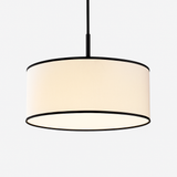Lustre en tissu led suspension design nordique moderne