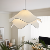 lustre en tissu plissé style nordique simple et confortable