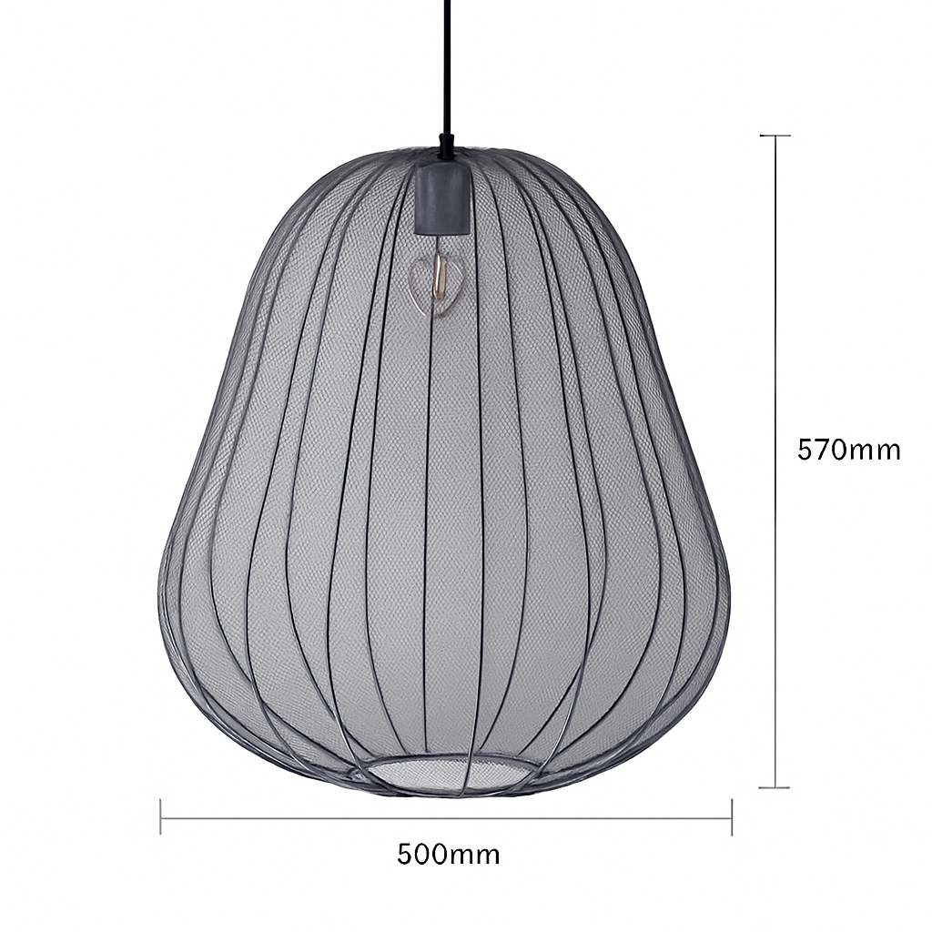 lustre en tissu rétro pour décoration intérieure design nordique
