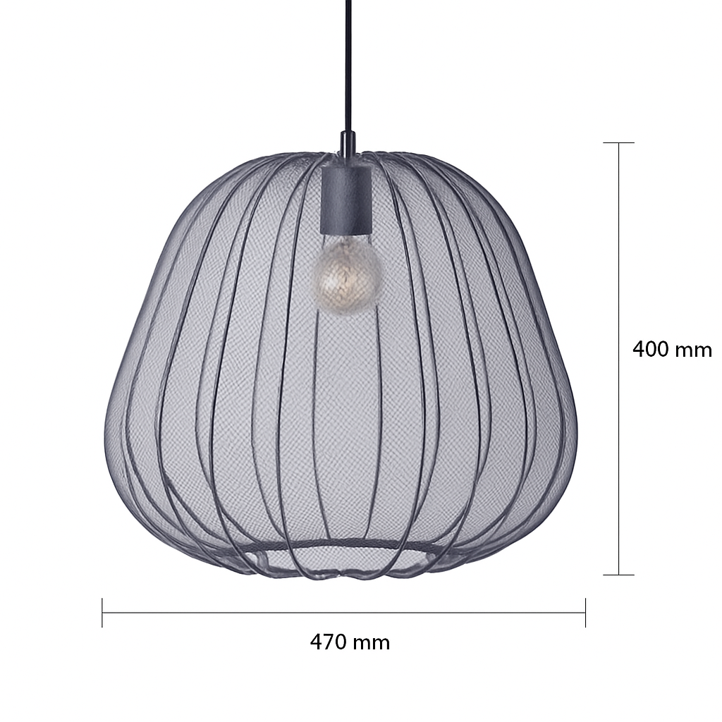 lustre en tissu rétro pour décoration intérieure design nordique