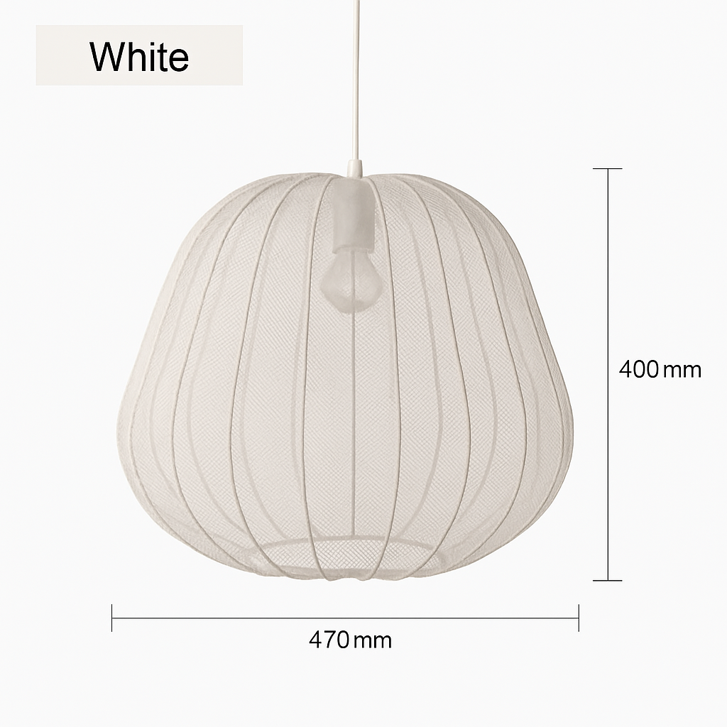 lustre en tissu rétro pour décoration intérieure design nordique
