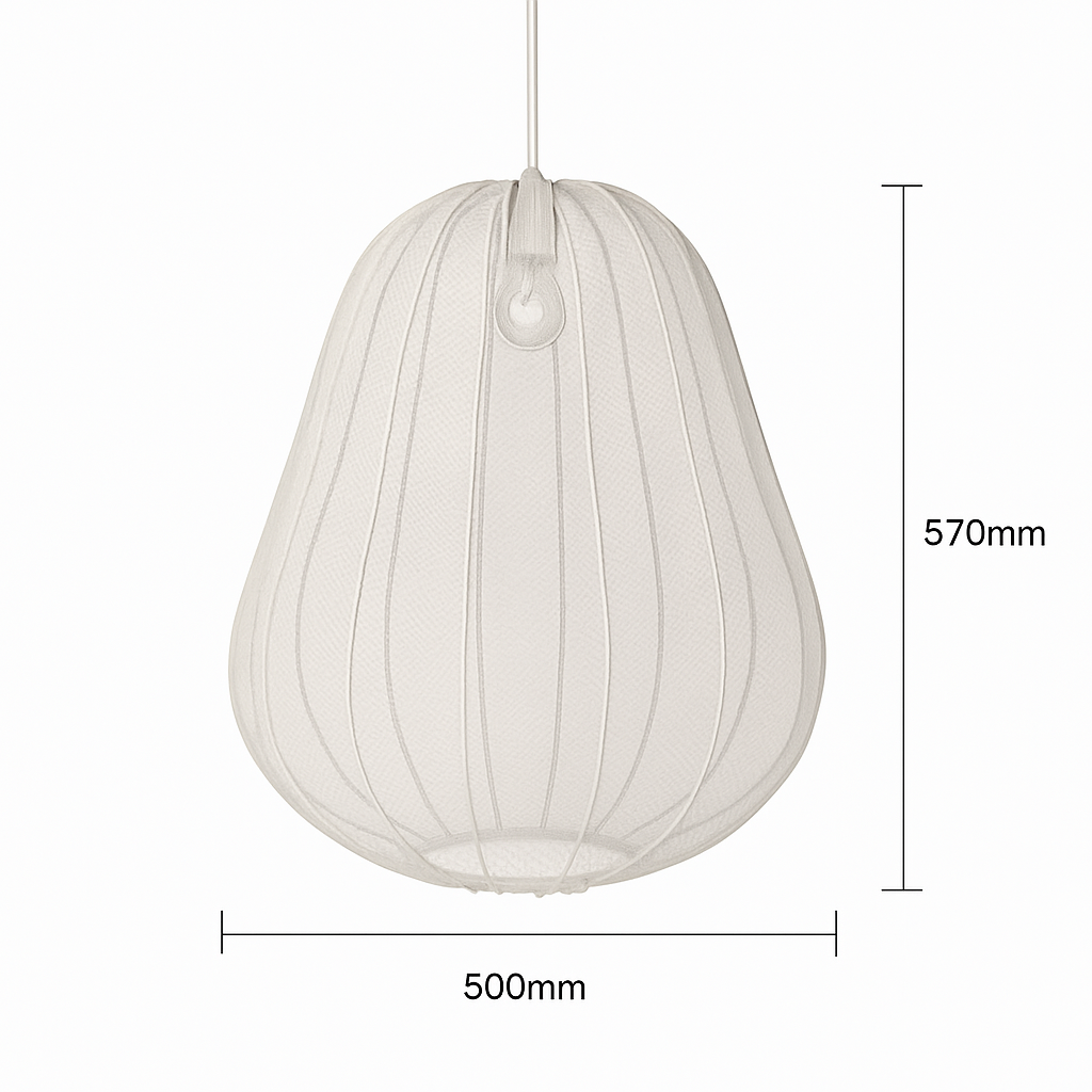 lustre en tissu rétro pour décoration intérieure design nordique