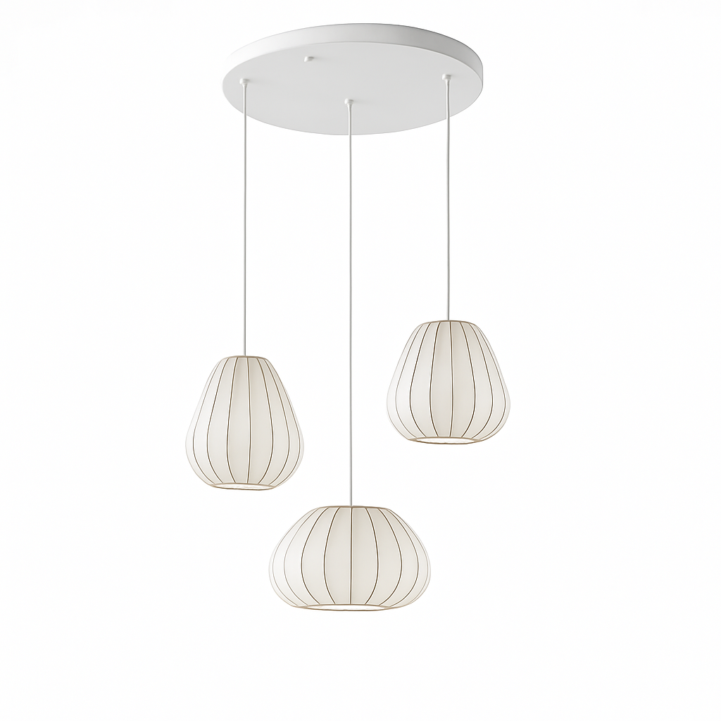 lustre en tissu wabi-sabi pour restaurant et bar décoratif