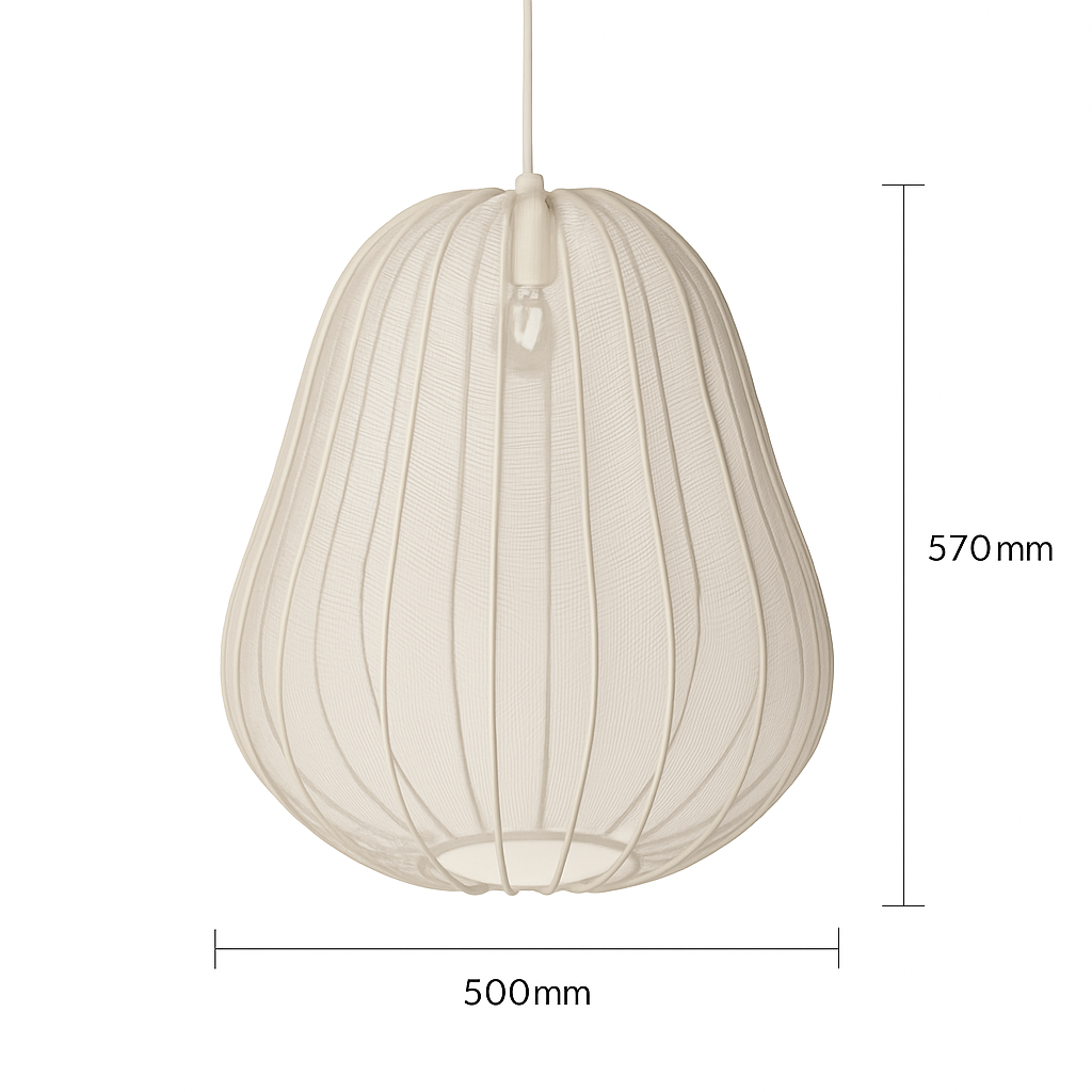 lustre en tissu wabi-sabi pour restaurant et bar décoratif
