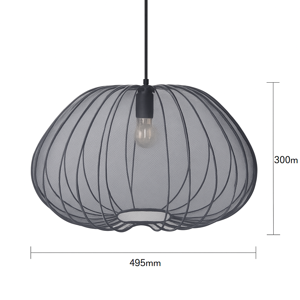 lustre en tissu wabi-sabi pour restaurant et bar décoratif