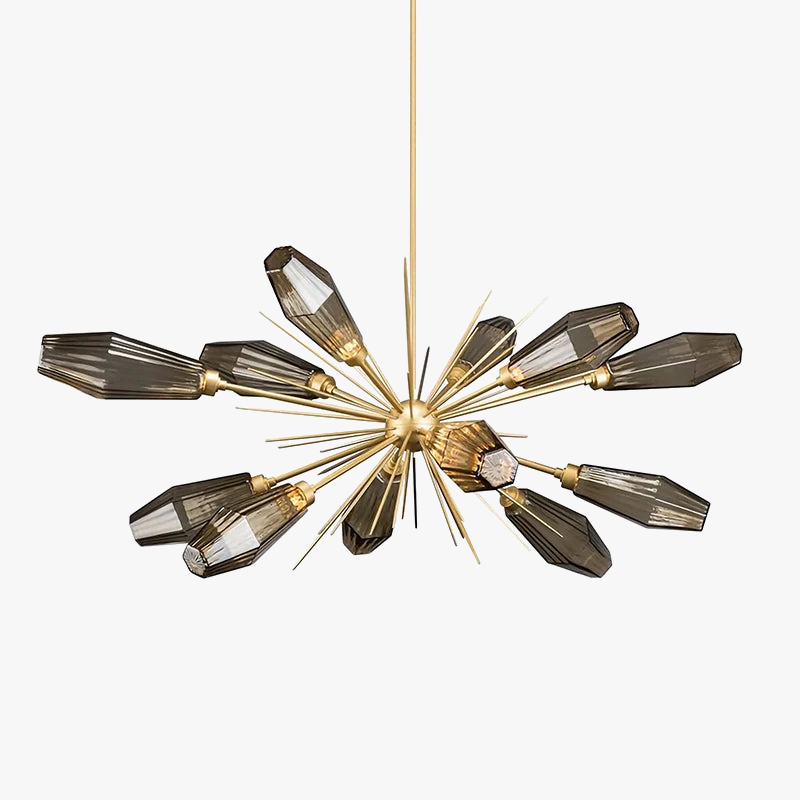 lustre en verre créatif design post-moderne minimaliste élégant