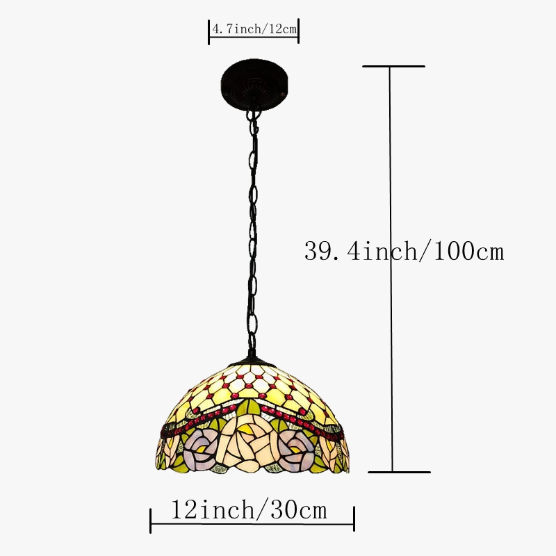 lustre en verre décoratif pour café bar et jardin