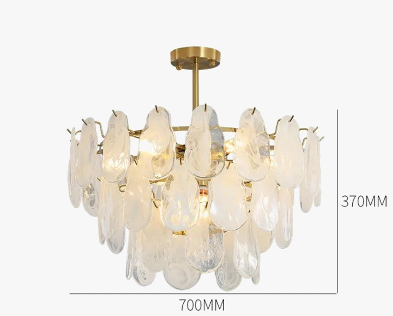 lustre en verre de luxe pour éclairage créatif et décoratif