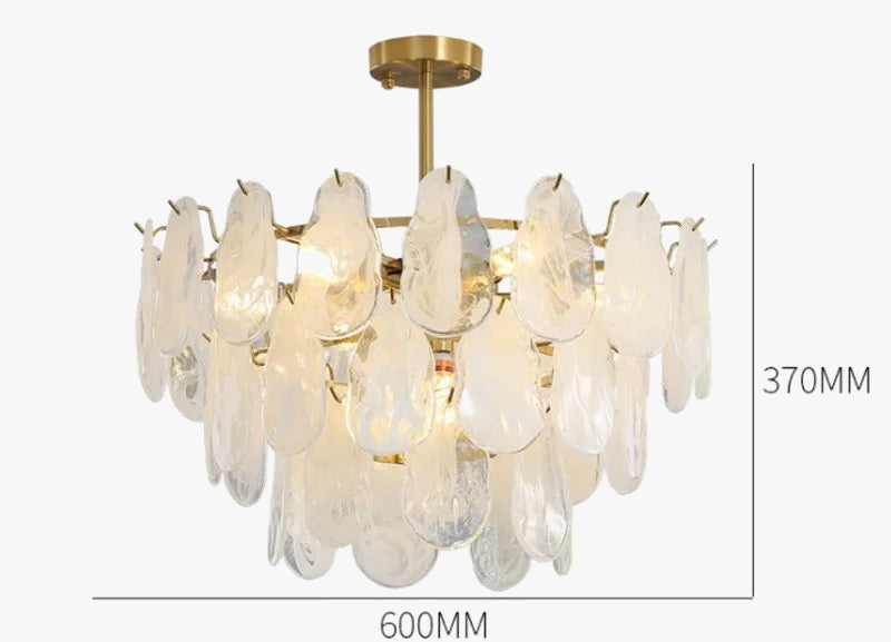 lustre en verre de luxe pour éclairage créatif et décoratif
